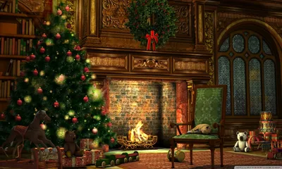 Стильная скандинавская гостиная с красным диваном и красными подушками на  нем новогодняя елка с подарками | Премиум Фото