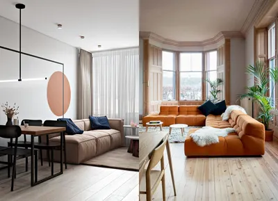 Дизайн гостиной 2021: цвета, формы, сочетания
