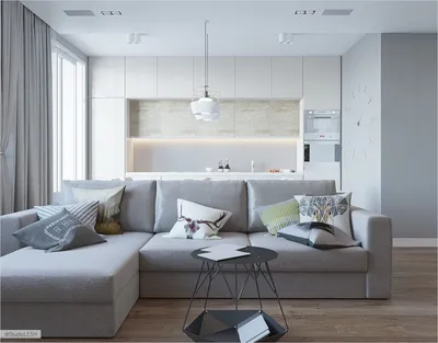 Дизайн квартиры в современном стиле с элементами минимализма | LESH —  Дизайн интерьера, дизайнеры спб