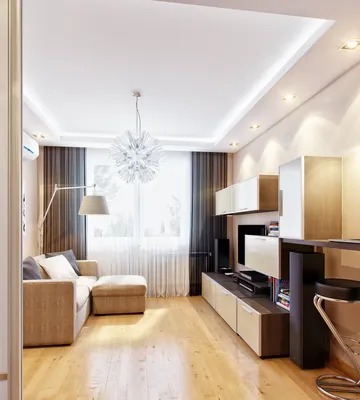 Интерьер гостиной если комната узкая » Дизайн 2021 года - новые идеи и  примеры работ