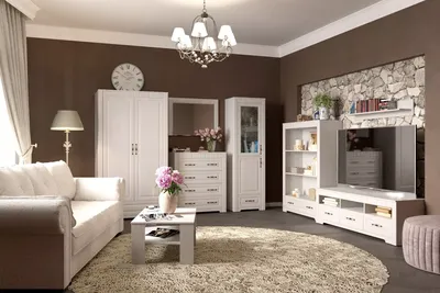Модульная гостиная \"Прованс\" купить по цене 84 770 руб в Екатеринбурге с  доставкой | Уник-мебель
