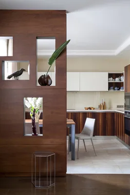 Как отделить кухню от гостиной: перегородки, раздвижные двери, стеллажи и  шторы для разделения кухни-гостиной | Houzz Россия