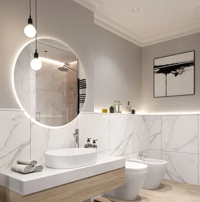 100 лучших идей дизайна: ванная совмещенная с туалетом на фото
