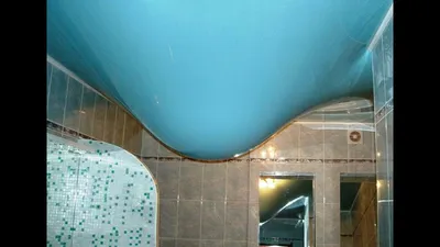 Потолок в ванной комнате (ФОТО+ВИДЕО)