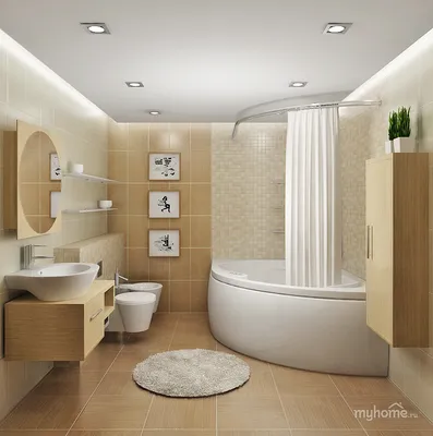 Интерьер ванной комнаты 8 кв » Дизайн 2021 года - новые идеи и примеры работ