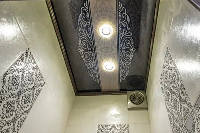 Подборка натяжных потолков с фотопечатью для ванной комнаты. | Натяжные  потолки - «Новый Вид» | Дзен
