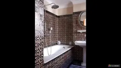 Отделка ванной комнаты плиткой 52 варианта - YouTube