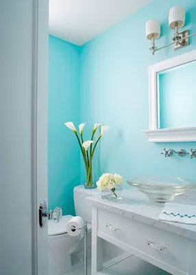 Краска для ванной комнаты - 67 фото