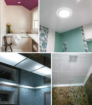Чем отделать потолок в ванной комнате? | Блог Ангстрем
