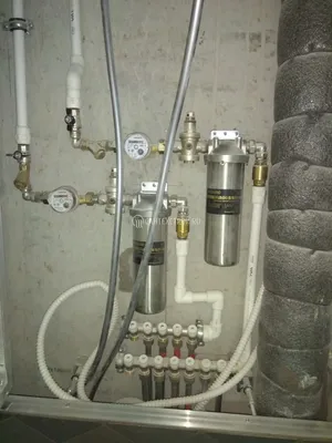 Разводка труб в квартире, водоснабжение - монтаж коллекторного водопровода  в СПб