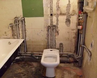 Разводка труб в туалете и ванной | Совет мастера
