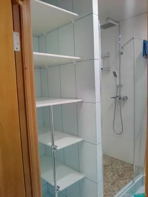 Встроенный шкаф в ванную комнату – заказать на Ярмарке Мастеров – FIQURBY |  Мебель для ванной, Москва