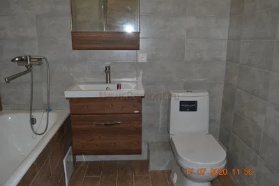 Серый и бежевые тона в интерьере ванной комнаты » Ремонт квартир в Калуге