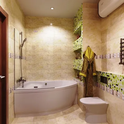 Классическая светло-бежевая ванная комната с черными акцентами | Ceramika  Paradyż