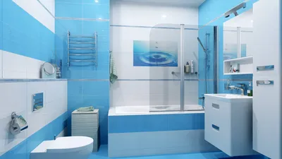 Бело голубая ванная комната (79 фото) » НА ДАЧЕ ФОТО