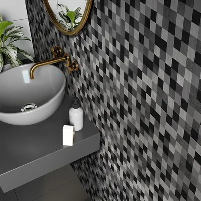 Мозаика для ванной комнаты \"Цветы\" – заказать на Ярмарке Мастеров – P49O8RU  | Картины, Москва