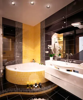 Интерьер ванной комнаты. Примеры интерьера маленьких ванных комнат. | Дизайн  плитки в ванной, Планировка квартиры, Дизайн небольшой ванной