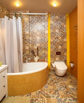 Дизайн интерьера небольшой ванной комнаты