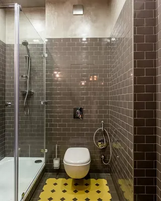 Дизайн ванной комнаты с душевой кабиной: 100+ фото-идей интерьера ванной  комнаты: фото – Кошкин Дом