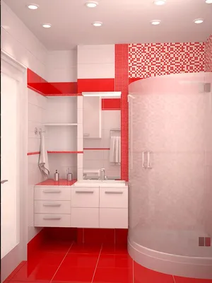 Красные ванные комнаты: фото красивых дизайнов, оформление