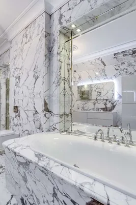Плитка под белый мрамор для ванной - YouTube