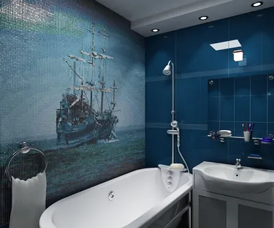 Панно Из Плитки В Ванную: 185+ (Фото) Идей На Стену | Красивые ванные  комнаты, Дизайн ванной, Плитка для ванной