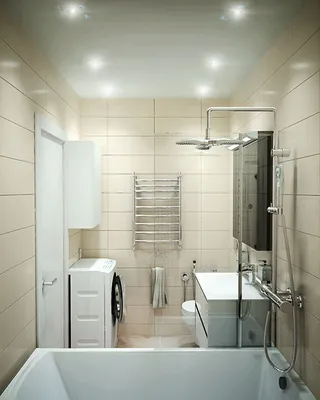 Дизайн ванной комнаты 3 кв.м. (60 фото), маленькая ванная — Идеи интерьеров  | Bathroom interior, Apartment interior, Bathroom