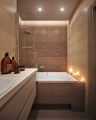 50 Идей Дизайна ванной комнаты 3 кв. м : Все стили (фото)