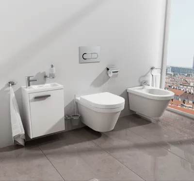 Идеальная чистота в ванной комнате: сантехника, за которой легко ухаживать  - RAVAK ua