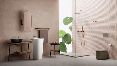 Цветная сантехника и не только: эффектные предметы интерьера для ванной  комнаты | AD Magazine