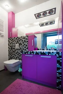 Фиолетовые ванные комнаты или как украсить свою жизнь | homify