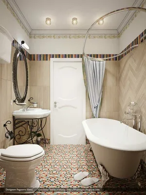 Дизайн ванной комнаты 4 кв. м. в классическом стиле | СуперСтройка | Дзен