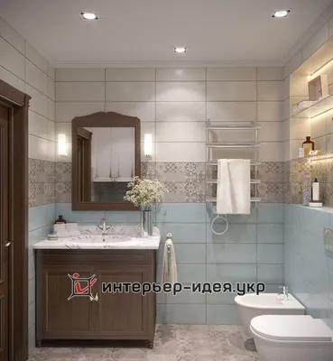 2023 ВАННЫЕ фото классическая ванная комната 8 кв. метров в квартире,  Одесса, Архитектурная студия \"STUDIOS\"
