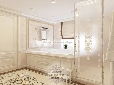 Ванная комната в классическом стиле - Студия дизайна «Малина»