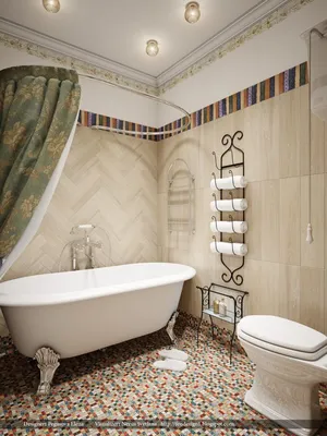 Фотообои под классический интерьер ванной комнаты - стильно и удобно