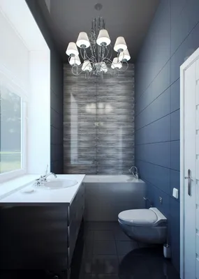 Дизайн ванной комнаты с узкой ванной | Интерьерро | Дзен