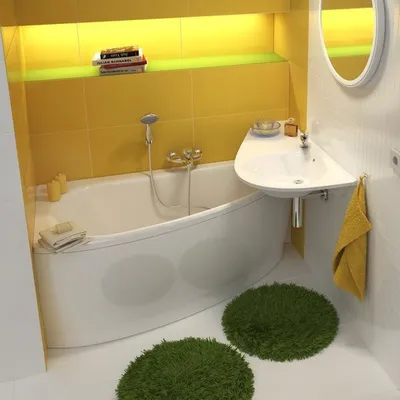 Как преобразить интерьер ванной комнаты маленького размера?