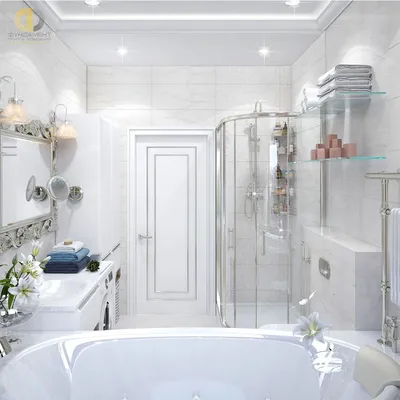 Альтернатива плитке в ванной комнате: краски, граффити, панели, обои |  Houzz Россия