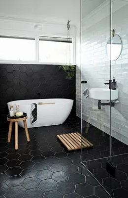 Фото дизайна плитки для ванной комнаты 2018