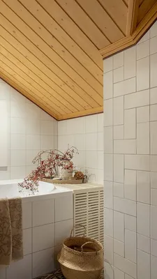 Ванная комната в частном доме г. Альметьевск / Дизайн ванной комнаты / Наши  работы / ЭстетДОМ
