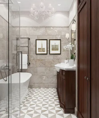 Дизайн ванной комнаты. Современная классика. | Alcove bathtub, Home, Alcove