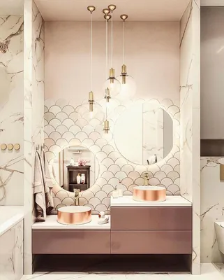 Современная Классика публикува в Instagram: \"⚜️Какая красивая ванная комната  для д… | Bathroom design decor, Bathroom mirror design, Bathroom interior  design modern