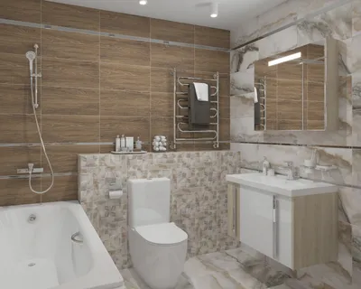 Дизайн плитки для туалета - Плитка для ванной