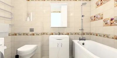 Дизайн ванной комнаты с керамической плиткой Гармония Нефрит