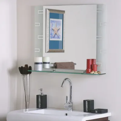 Виды и эксплуатация зеркала с полкой для ванной комнаты. Нюансы выбора  этого важного предмета интерьера – Сделаем мебель сами