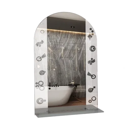 Зеркало для Ванной Комнаты 500х800 Ф316 с Полкой — Купить Недорого на  Bigl.ua (723380272)