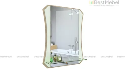 Зеркало в ванную комнату Дуо 4 - 3830 р, бесплатная доставка, любые размеры