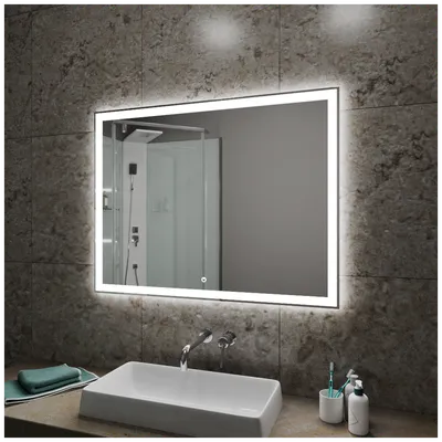 Зеркало для ванной GreenStone Alicia Led 850x700 с подсветкой, сенсорный  выключатель 68501 — купить в интернет-магазине по низкой цене на Яндекс  Маркете