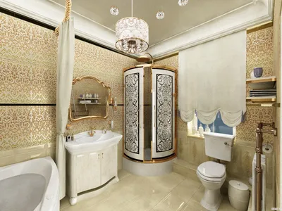 Мебель для ванной комнаты из Италии в стиле Классика