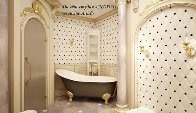 Дизайн ванной комнаты в классическом стиле » Картинки и фотографии дизайна  квартир, домов, коттеджей